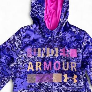 Under Armour Girls Purple Hoodie